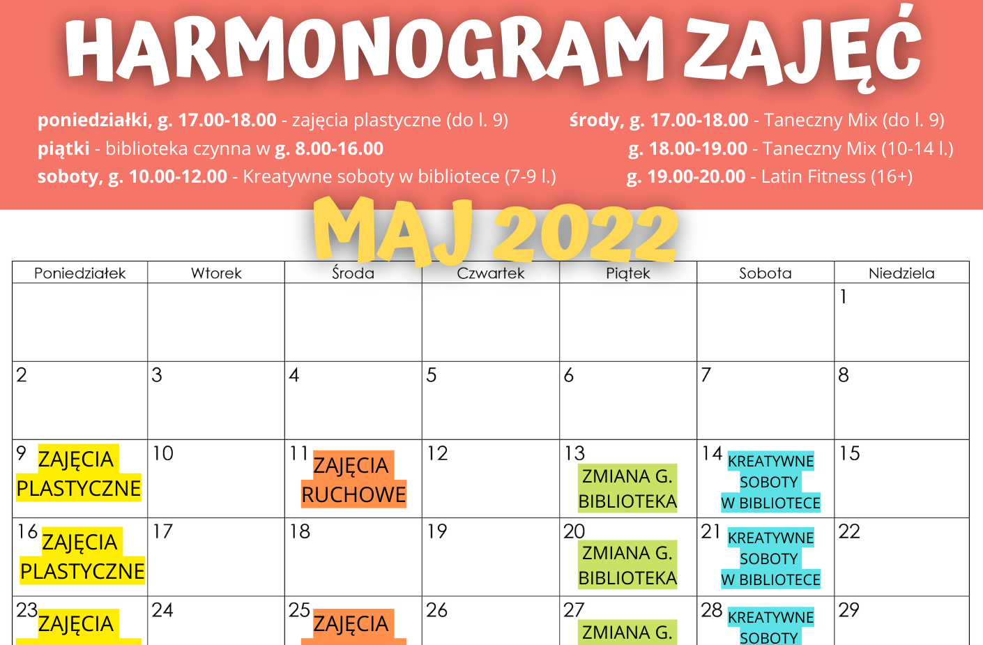 HARMONOGRAM ZAJĘĆ STAŁYCH MAJ 2022.png